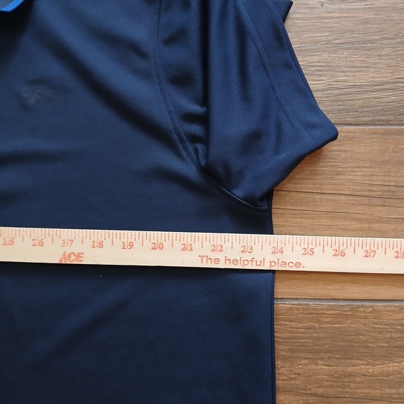 Lacoste Sport Polo Mens 7 Large Blue Quarter Zip Tennis‎ Performance Active - Picture 6 of 11